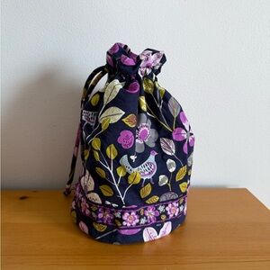 Vera Bradley Drawstring waterproof Ditty Bag/Cosmetic Bag